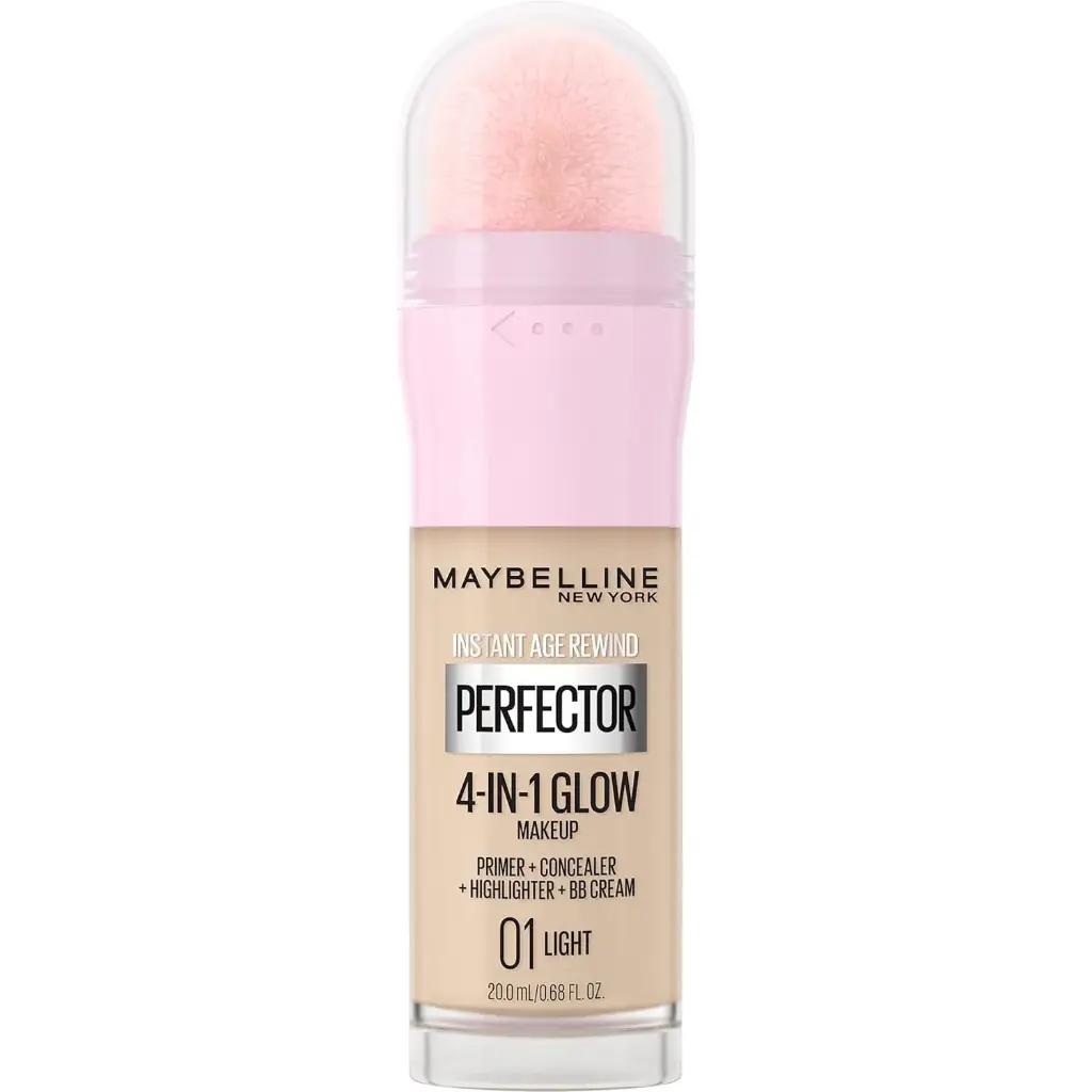 Maybelline New York Instant Age Rewind Instant Perfector 4-In-1 Glow Makeup, Light