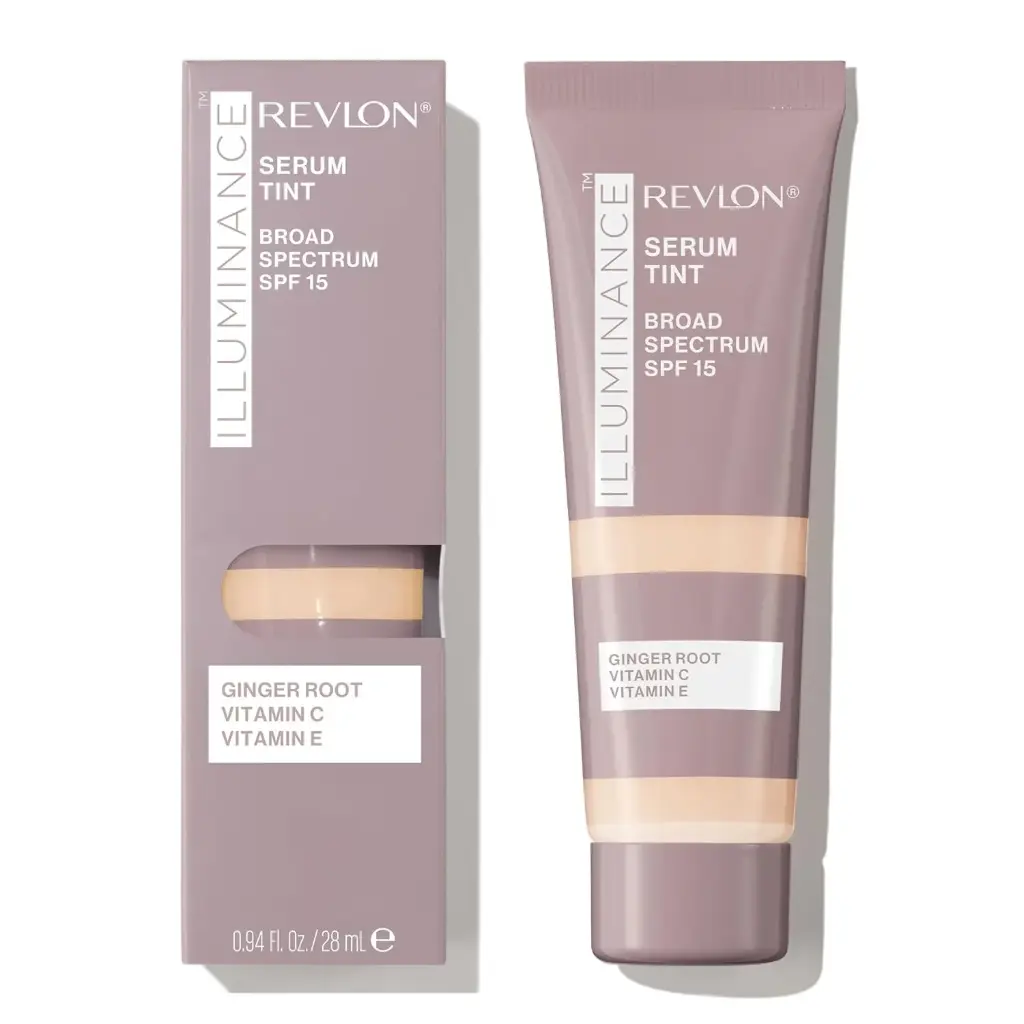 Revlon Illuminance Tinted Serum, Triple Hyaluronic Acid, Evens Out Skin Tone Over Time and Hydrates All Day, SPF 15, 117 Light Beige, 0.94 fl oz.