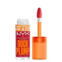 NYX PROFESSIONAL MAKEUP Duck Plump High Pigment Plumping Lip Gloss with Spicy Ginger, Vegan Lip Makeup - Pure Plump (Sangria Purple)
